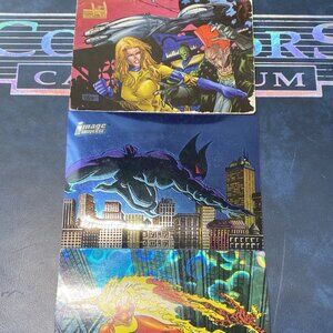 Vintage 90s Comic Card Lot – Image Universe Holographic (3)